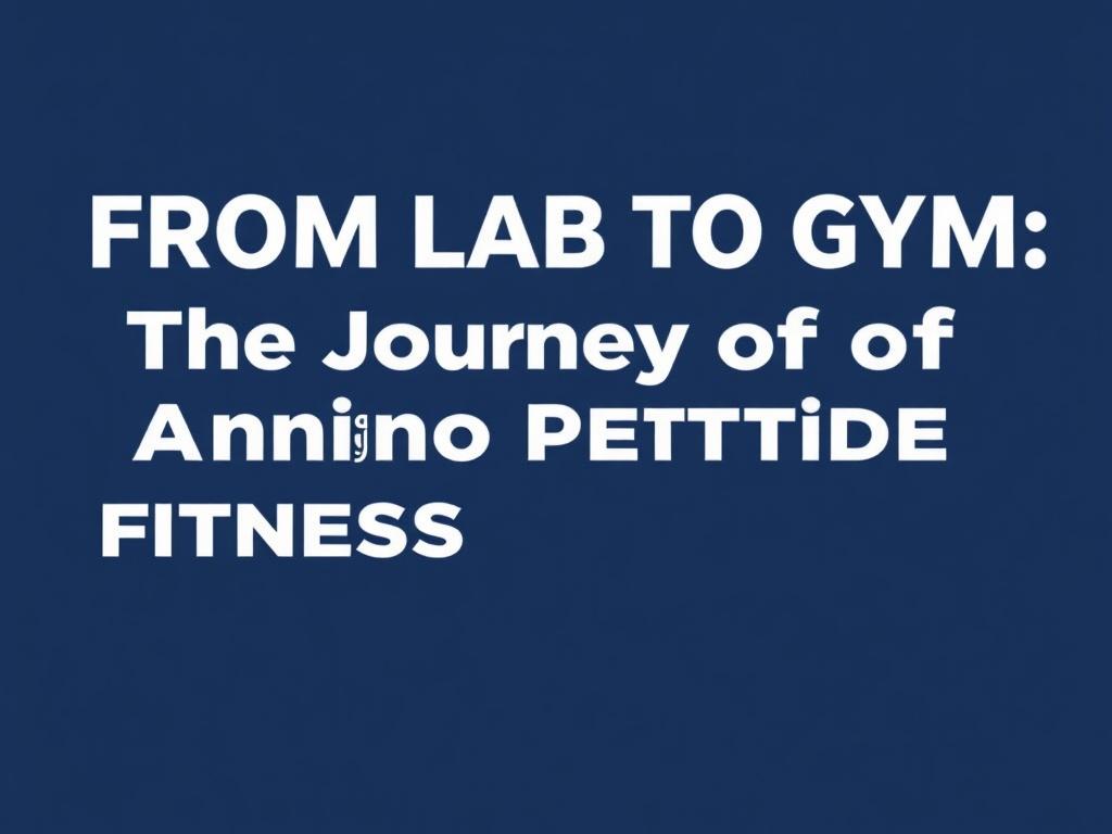 From Lab to Gym: The Journey of Amino Peptide Fitness